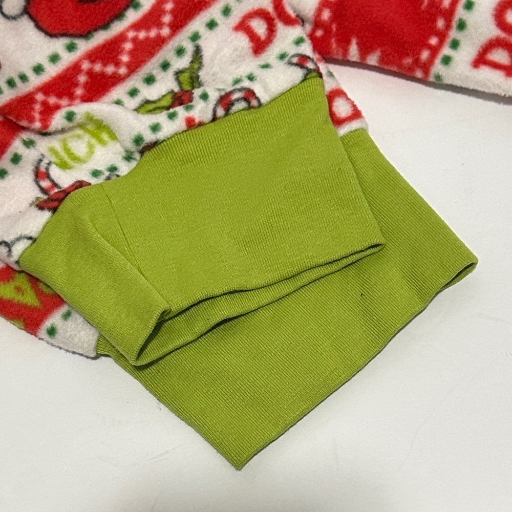 Dr. Seuss Grinch Red and Green Kids Pajama Set large 12/14 - Picture 6 of 8